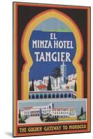 El Minza Hotel, Tangier, Morocco-null-Mounted Art Print