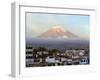 El Misti Volcano 5822M Above City, Arequipa, Peru, South America-Christian Kober-Framed Photographic Print