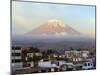 El Misti Volcano 5822M Above City, Arequipa, Peru, South America-Christian Kober-Mounted Photographic Print