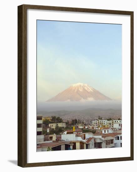 El Misti Volcano, 5822M, Above City, Arequipa, Peru, South America-Christian Kober-Framed Photographic Print