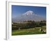 El Misti Volcano and Arequipa Town, Peru-Michele Falzone-Framed Photographic Print