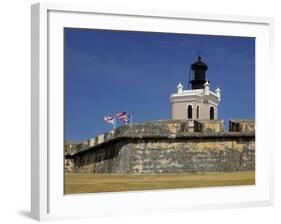 El Moro Fortress, UNESCO World Heritage Site, San Juan, Puerto Rico, USA, Caribbean-Kymri Wilt-Framed Photographic Print