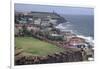 El Morro Fort as Viewed From San Cristobal Fort-George Oze-Framed Photographic Print