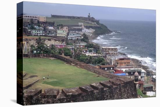 El Morro Fort as Viewed From San Cristobal Fort-George Oze-Stretched Canvas