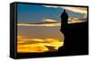 El Morro Fort at Sunset, Puerto Rico-George Oze-Framed Stretched Canvas