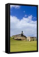 El Morro Fort in Old San Juan-Massimo Borchi-Framed Stretched Canvas