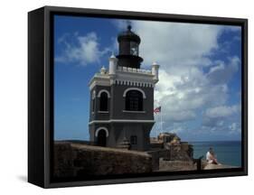 El Morro Fortress, Old San Juan, Puerto Rico-David Herbig-Framed Stretched Canvas