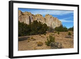 El Morro National Monument Inscription Cliffs, New Mexico, USA-Bernard Friel-Framed Photographic Print