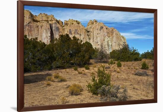 El Morro National Monument Inscription Cliffs, New Mexico, USA-Bernard Friel-Framed Photographic Print