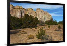 El Morro National Monument Inscription Cliffs, New Mexico, USA-Bernard Friel-Framed Photographic Print