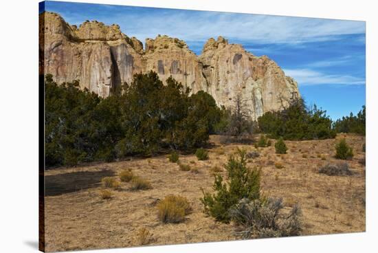 El Morro National Monument Inscription Cliffs, New Mexico, USA-Bernard Friel-Stretched Canvas