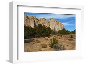 El Morro National Monument Inscription Cliffs, New Mexico, USA-Bernard Friel-Framed Photographic Print