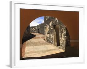 El Morro, San Felipe Castle Courtyard, Old San Juan, Puerto Rico-Maresa Pryor-Framed Photographic Print