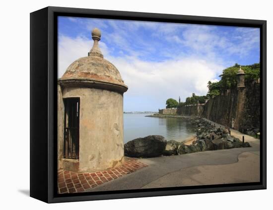 El Morro Walk, Old San Juan, Puerto Rico-Maresa Pryor-Framed Stretched Canvas