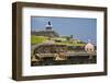 El Morros Defense, Old San Juan, Puerto Rico-George Oze-Framed Photographic Print