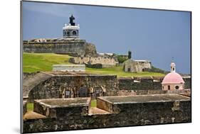 El Morros Defense, Old San Juan, Puerto Rico-George Oze-Mounted Photographic Print