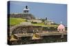 El Morros Defense, Old San Juan, Puerto Rico-George Oze-Stretched Canvas