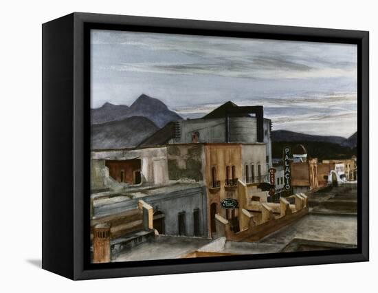El Palacio-Edward Hopper-Framed Stretched Canvas