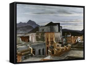 El Palacio-Edward Hopper-Framed Stretched Canvas