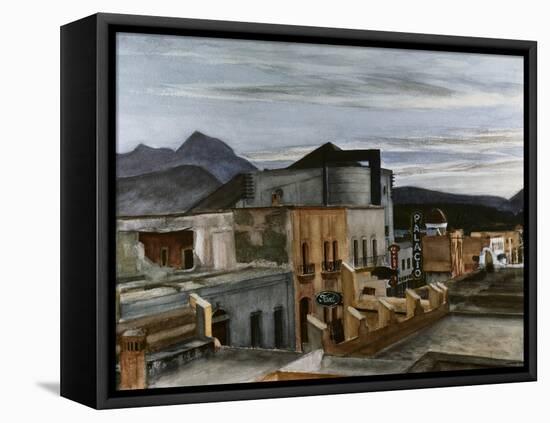 El Palacio-Edward Hopper-Framed Stretched Canvas