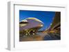 El Palau De Les Arts Reina Sofia (Opera House and Performing Arts Centre) at Night-Lee Frost-Framed Photographic Print