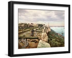 El Parapeto De La Cabaña, Habana, 1900-null-Framed Giclee Print