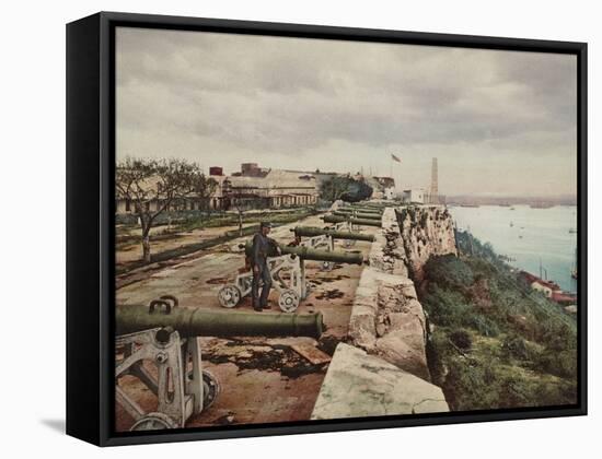 El Parapeto De La Cabana, Havana-William Henry Jackson-Framed Stretched Canvas