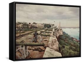 El Parapeto De La Cabana, Havana-William Henry Jackson-Framed Stretched Canvas