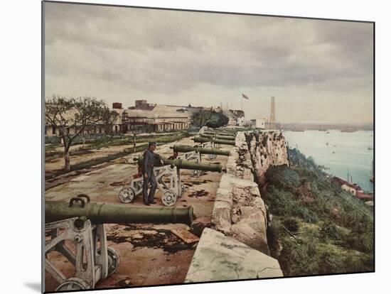 El Parapeto De La Cabana, Havana-William Henry Jackson-Mounted Photo