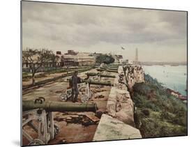El Parapeto De La Cabana, Havana-William Henry Jackson-Mounted Photo