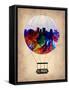 El Paseo Air Balloon-NaxArt-Framed Stretched Canvas