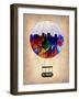 El Paseo Air Balloon-NaxArt-Framed Art Print