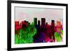 El Paseo City Skyline-NaxArt-Framed Premium Giclee Print