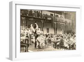 El Paseo, Flamenco Dancers at Restaurant, Santa Barbara, California-null-Framed Art Print