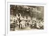 El Paseo, Flamenco Dancers at Restaurant, Santa Barbara, California-null-Framed Art Print