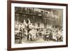 El Paseo, Flamenco Dancers at Restaurant, Santa Barbara, California-null-Framed Art Print