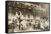 El Paseo, Flamenco Dancers at Restaurant, Santa Barbara, California-null-Framed Stretched Canvas