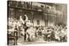 El Paseo, Flamenco Dancers at Restaurant, Santa Barbara, California-null-Stretched Canvas