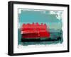 El Paso Abstract Skyline I-Emma Moore-Framed Art Print