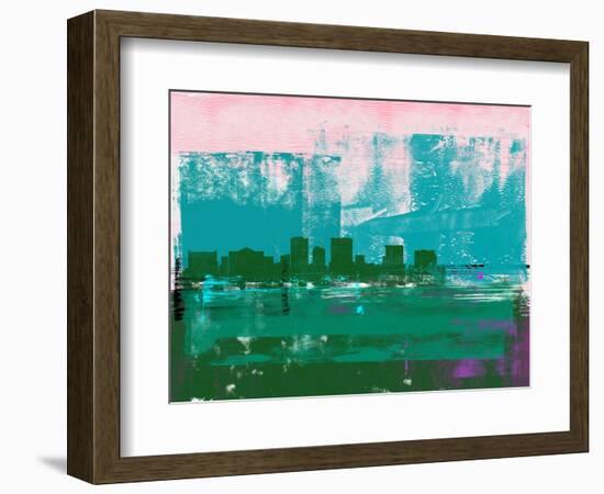 El Paso Abstract Skyline II-Emma Moore-Framed Art Print