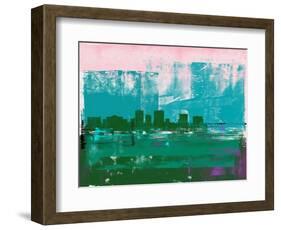 El Paso Abstract Skyline II-Emma Moore-Framed Art Print