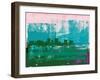 El Paso Abstract Skyline II-Emma Moore-Framed Art Print