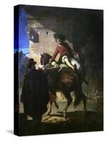 El Paso De Un Control, 1859-Valeriano Dominguez Becquer-Stretched Canvas