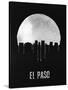 El Paso Skyline Black-null-Stretched Canvas