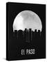 El Paso Skyline Black-null-Stretched Canvas