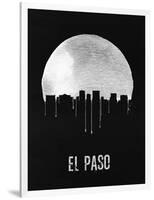 El Paso Skyline Black-null-Framed Art Print