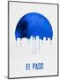 El Paso Skyline Blue-null-Mounted Art Print