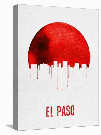 El Paso Skyline Red-null-Stretched Canvas