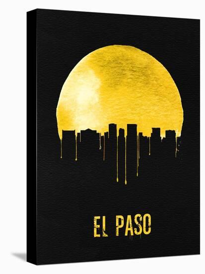 El Paso Skyline Yellow-null-Stretched Canvas