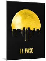 El Paso Skyline Yellow-null-Mounted Art Print